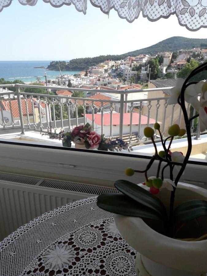 Great Sea View Apartment Kavala Buitenkant foto